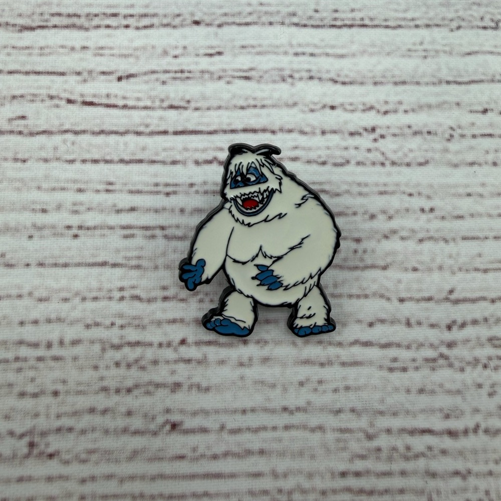 White and Blue Yeti Enamel Pin
